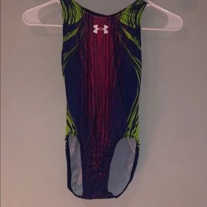 Girls under armour gymnastics leotard